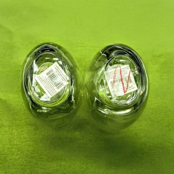 Colonial Candle Cape Cod Clear Glass Oval Candle Holders (2) - Picture 4 of 5